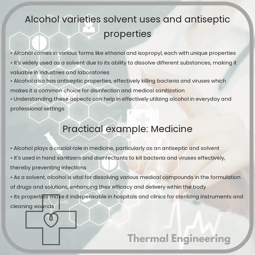 Alcohol | Varieties, Solvent Uses, and Antiseptic Properties