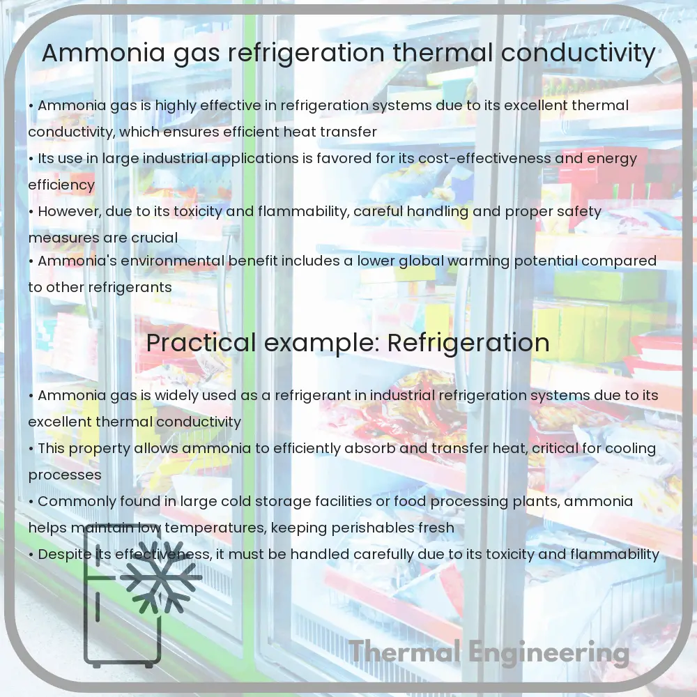 Ammonia Gas | Refrigeration, Thermal Conductivity