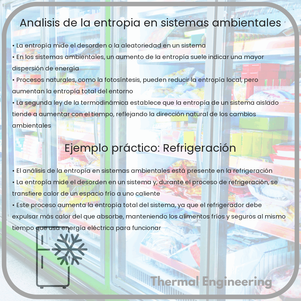 Análisis de la entropía en sistemas ambientales