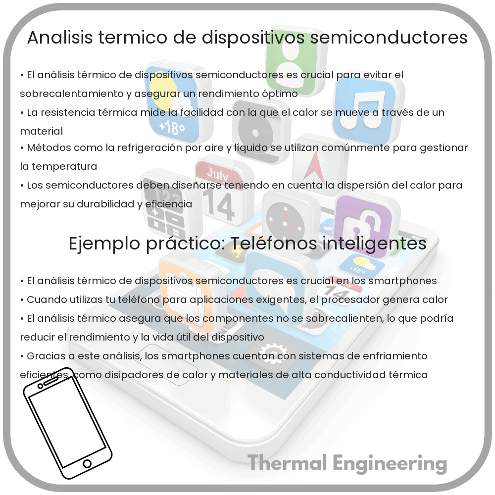 Análisis térmico de dispositivos semiconductores