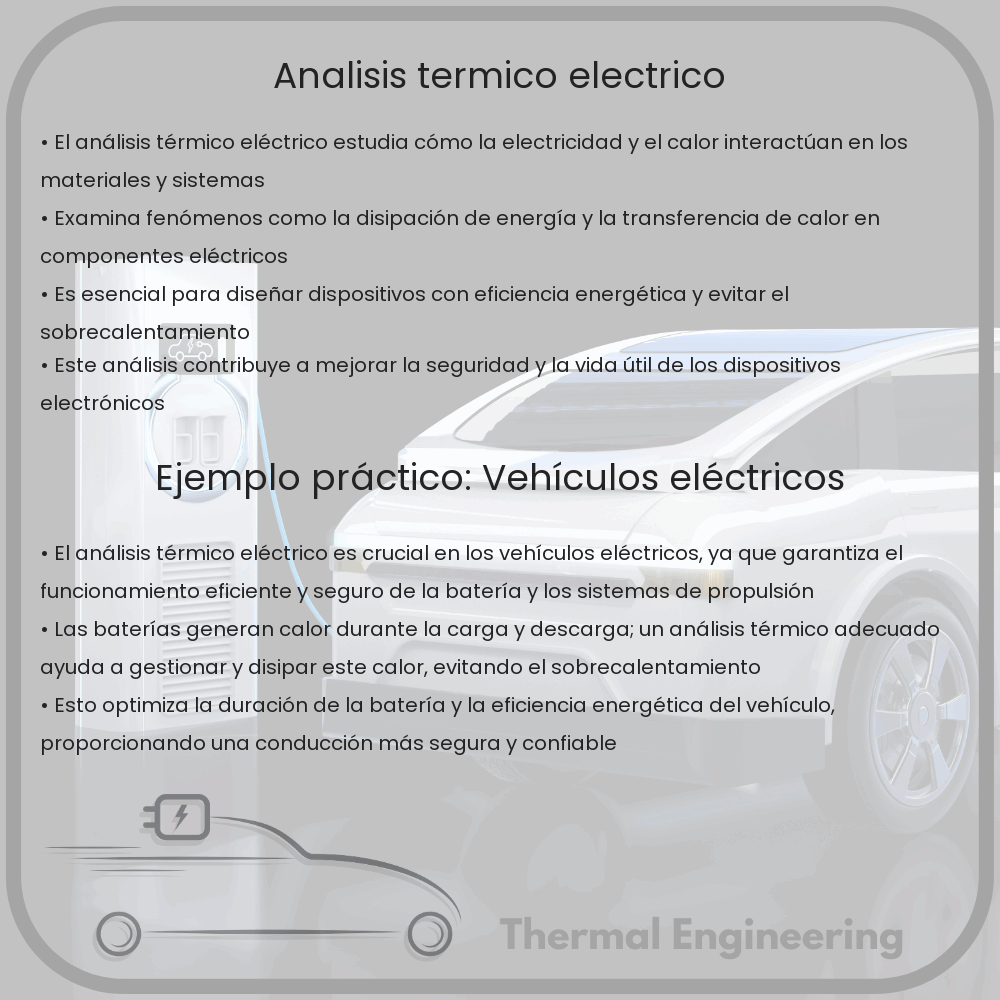 Análisis Térmico Eléctrico