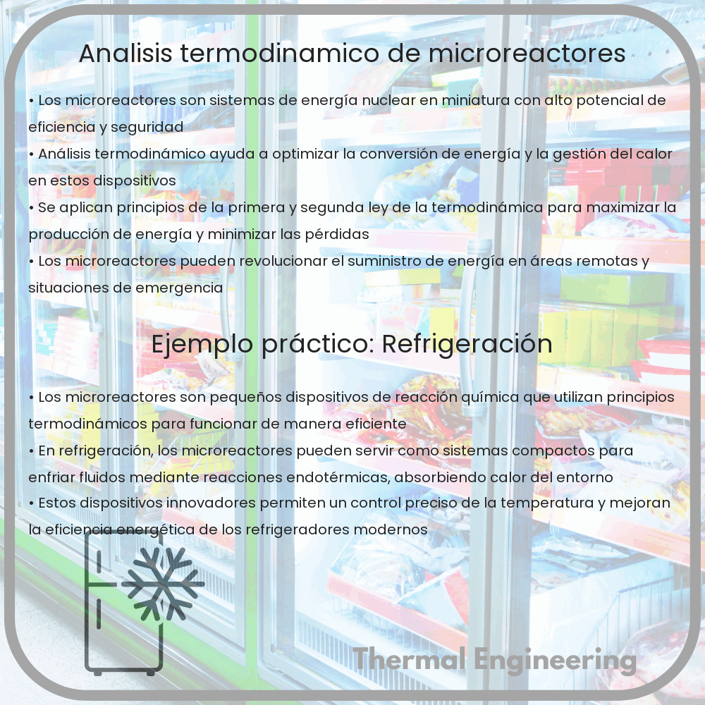 Análisis Termodinámico de Microreactores