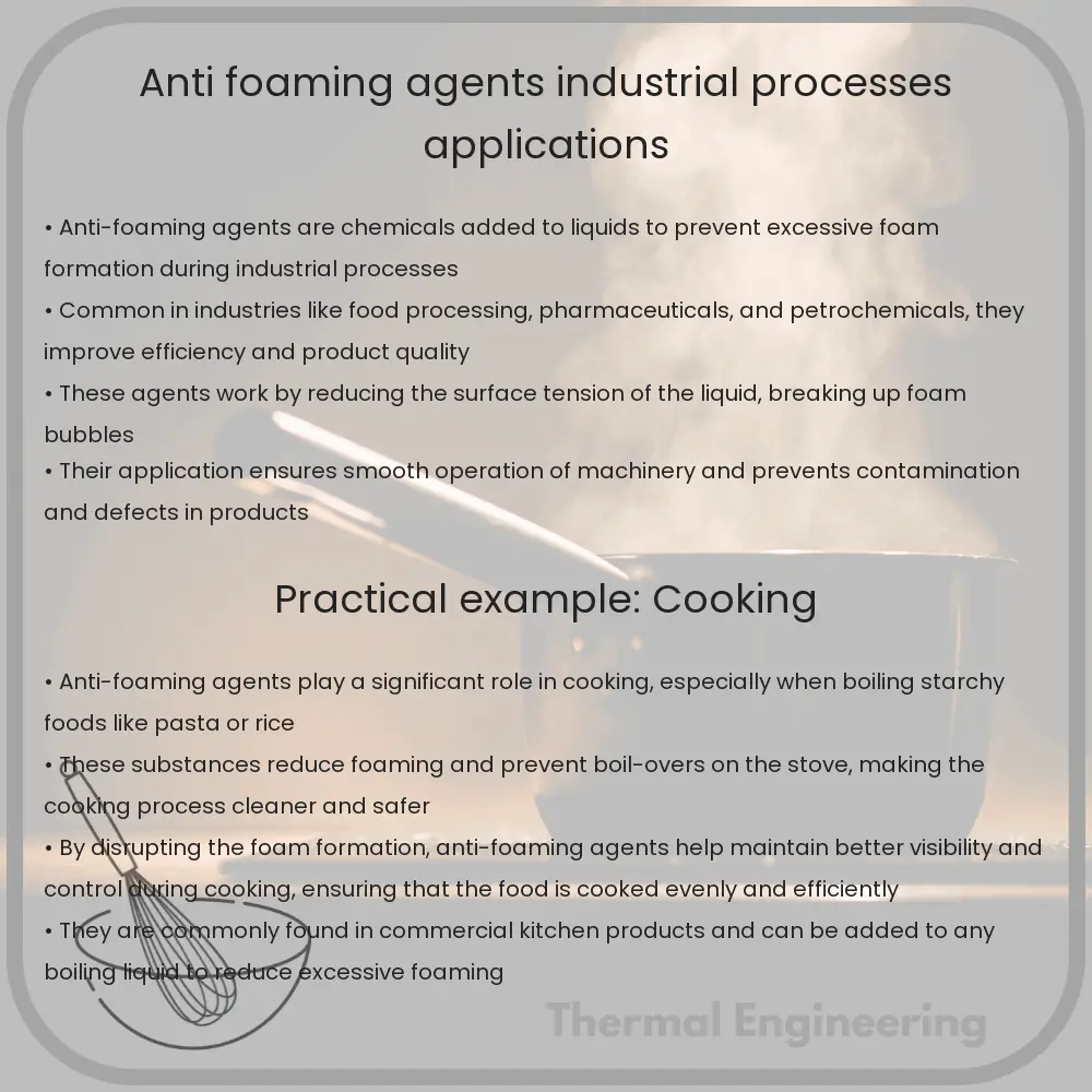Anti-Foaming Agents | Industrial Processes & Applications