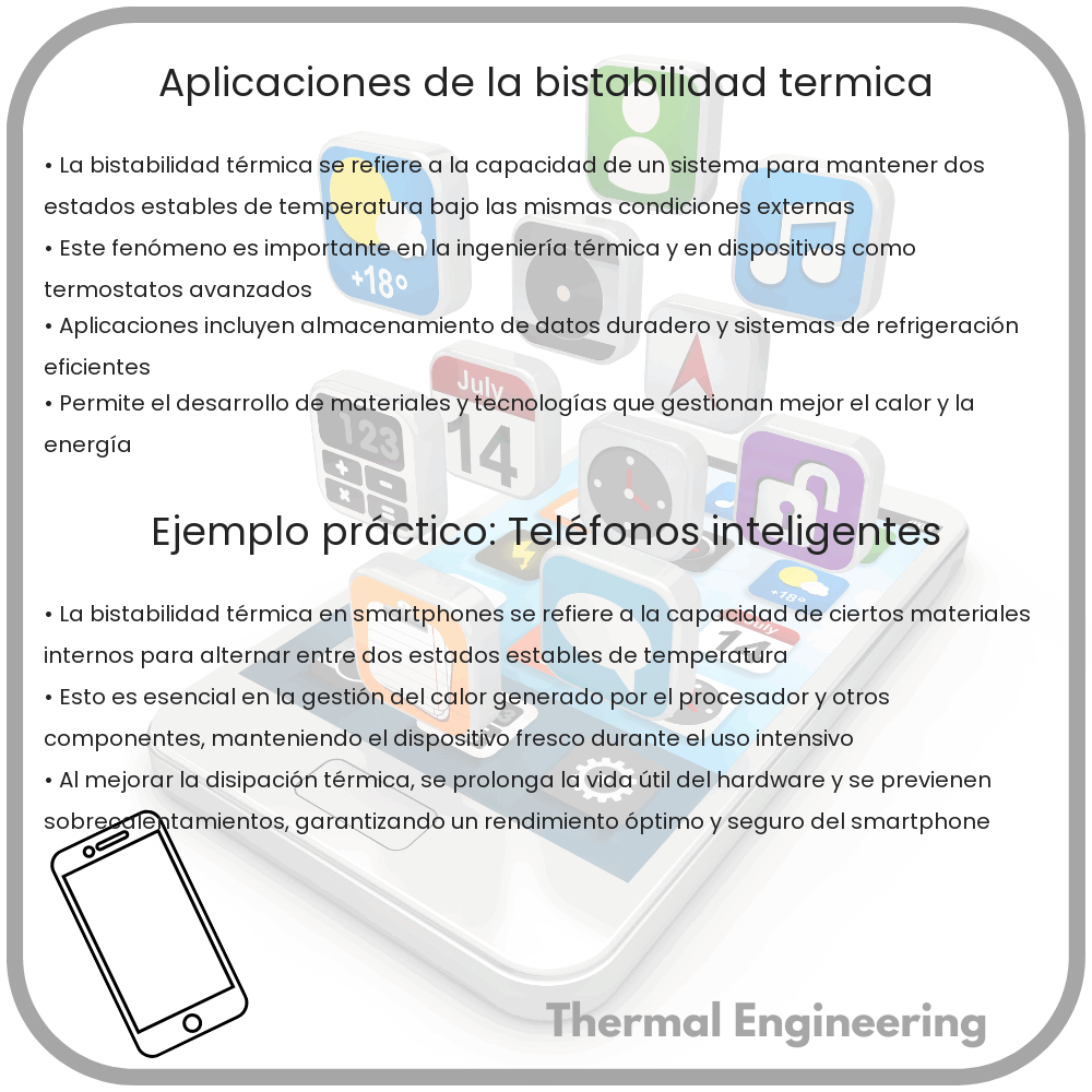 Aplicaciones de la bistabilidad térmica