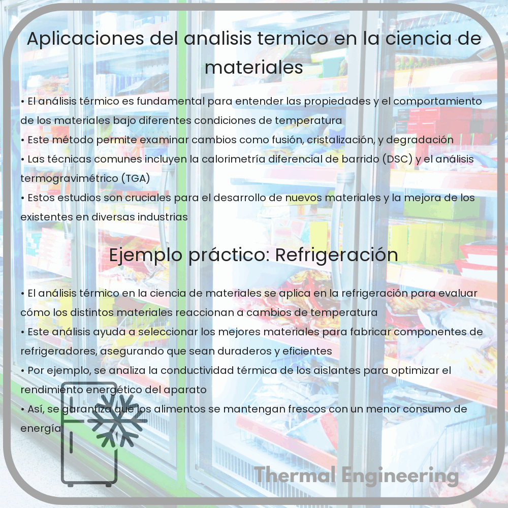 Aplicaciones del análisis térmico en la ciencia de materiales