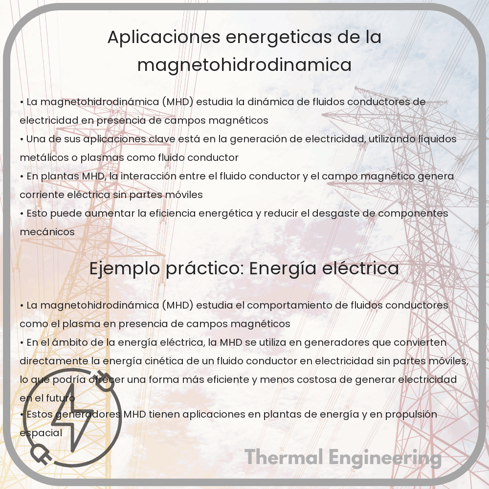 Aplicaciones energéticas de la magnetohidrodinámica