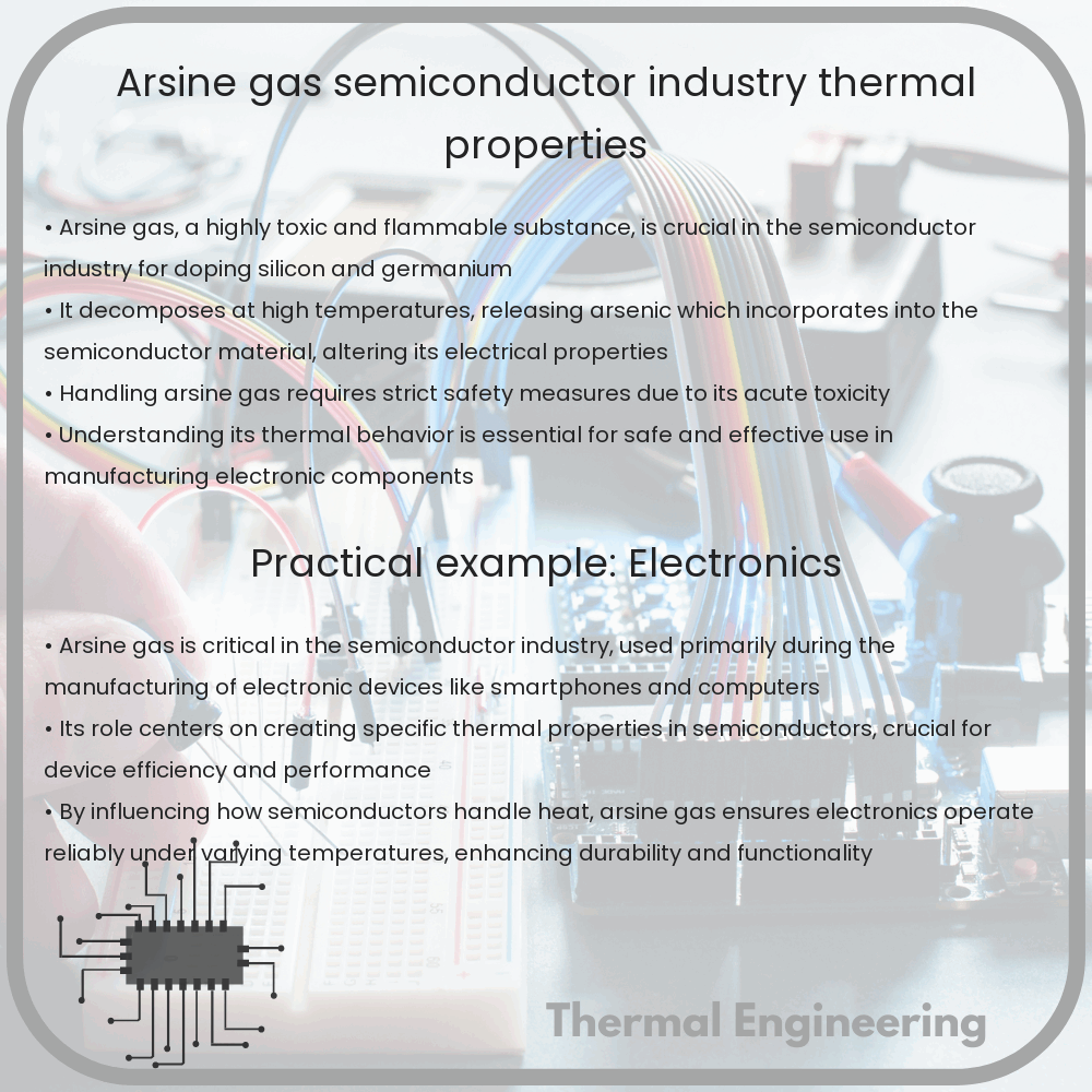 Arsine Gas | Semiconductor Industry & Thermal Properties