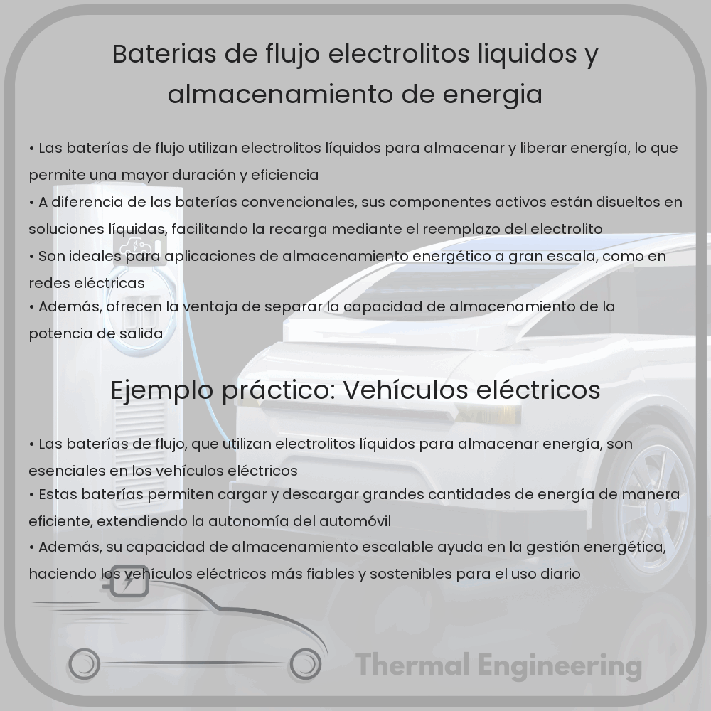 Baterías de Flujo | Electrolitos Líquidos y Almacenamiento de Energía