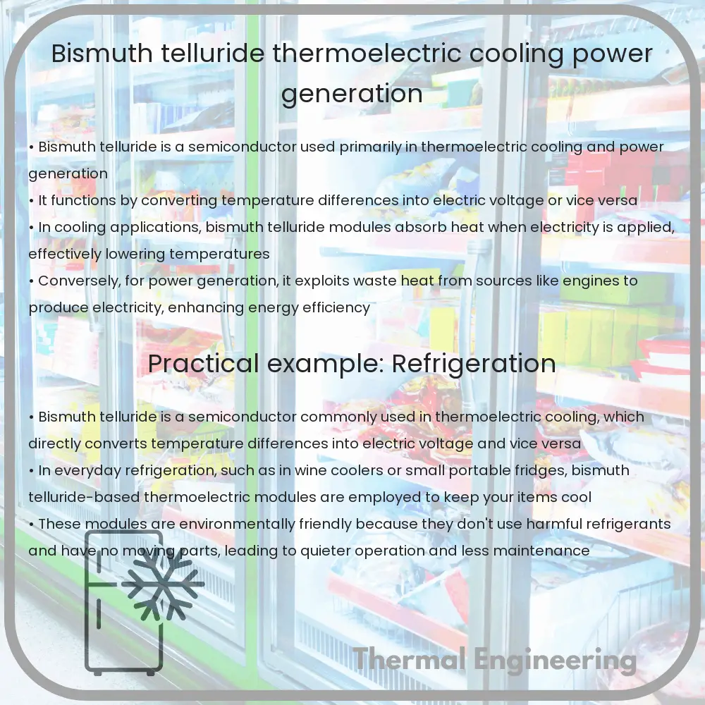 Bismuth Telluride | Thermoelectric Cooling, Power Generation