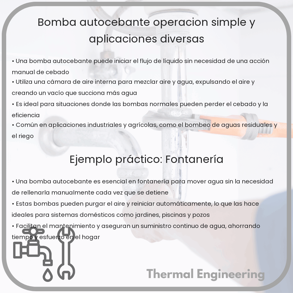 Bomba Autocebante | Operación Simple y Aplicaciones Diversas