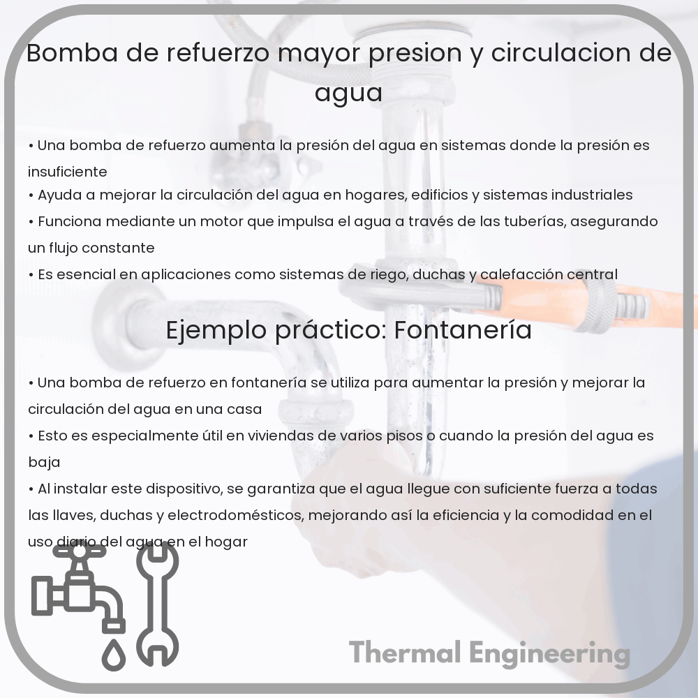 Bomba de Refuerzo | Mayor Presión y Circulación de Agua