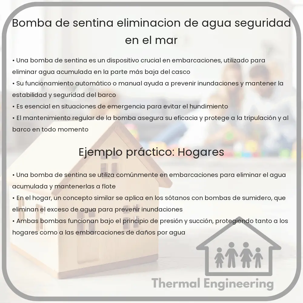 Bomba de Sentina | Eliminación de Agua, Seguridad en el Mar