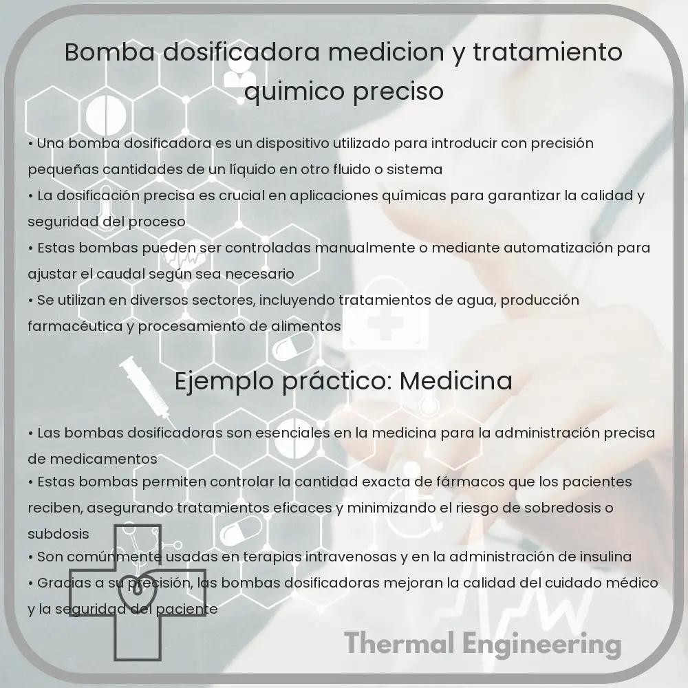 Bomba Dosificadora | Medición y Tratamiento Químico Preciso
