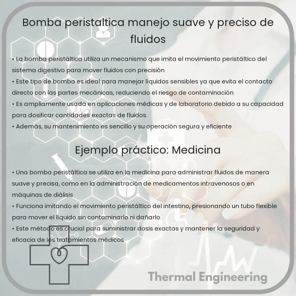 Bomba Peristáltica | Manejo Suave y Preciso de Fluidos