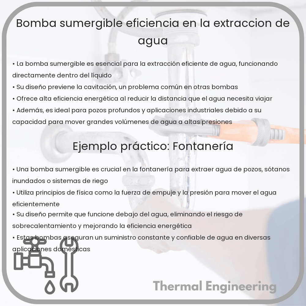 Bomba Sumergible | Eficiencia en la Extracción de Agua