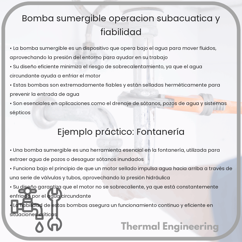 Bomba Sumergible | Operación Subacuática y Fiabilidad