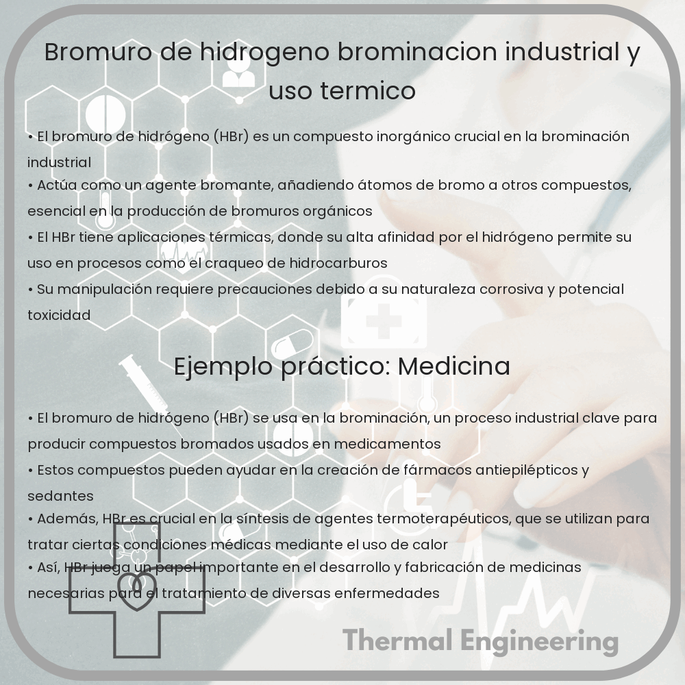 Bromuro de Hidrógeno | Brominación Industrial y Uso Térmico