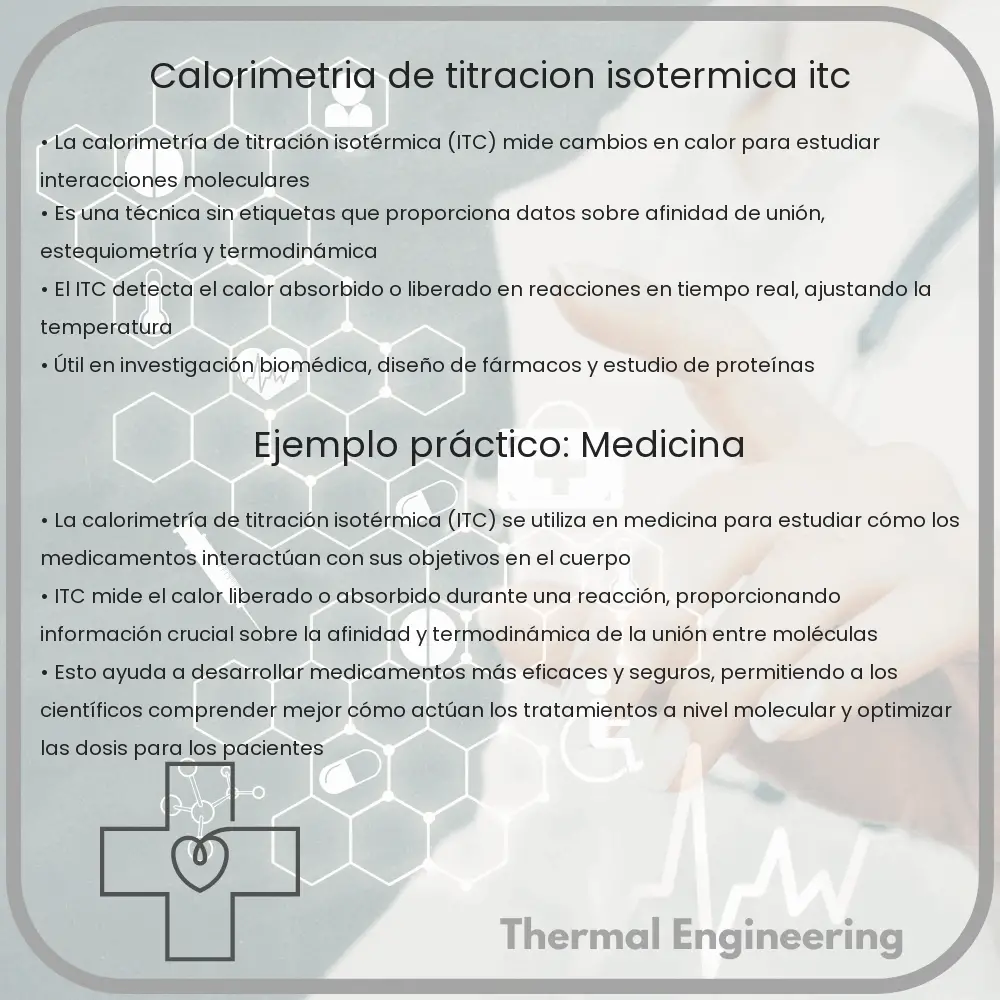 Calorimetría de Titración Isotérmica (ITC)