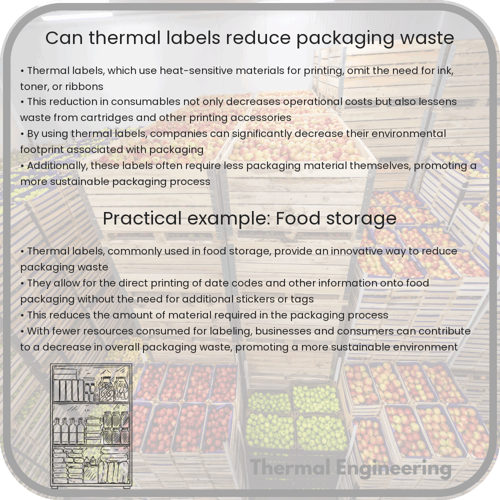 Can thermal labels reduce packaging waste