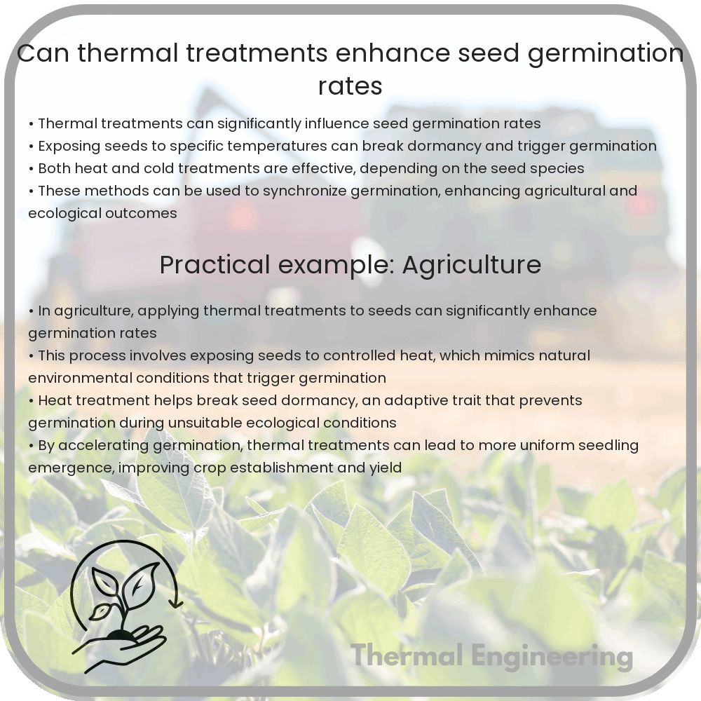 Can thermal treatments enhance seed germination rates