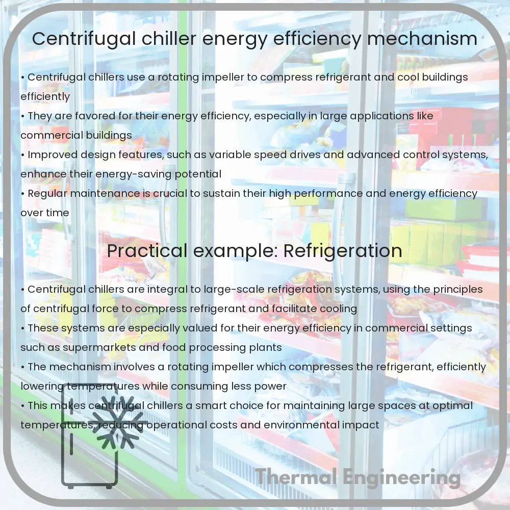 Centrifugal Chiller | Energy Efficiency, Mechanism