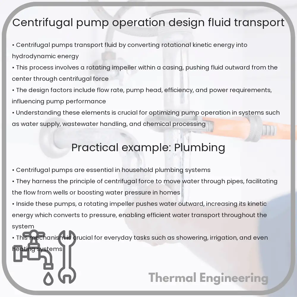 Centrifugal Pump | Operation, Design, Fluid Transport