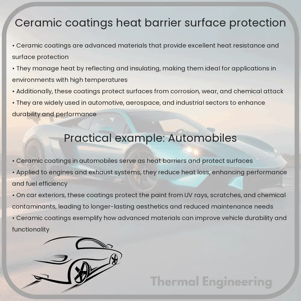 Ceramic Coatings | Heat Barrier, Surface Protection