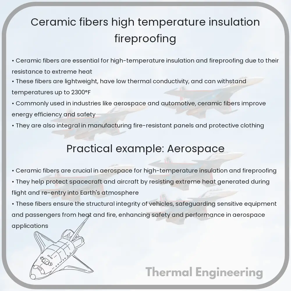 Ceramic Fibers | High Temperature Insulation, Fireproofing