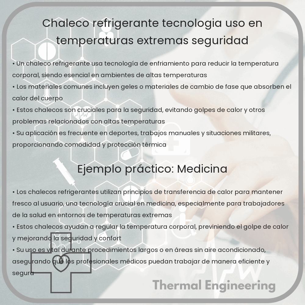 Chaleco Refrigerante | Tecnología, Uso en Temperaturas Extremas, Seguridad
