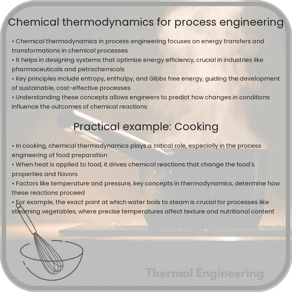 Chemical thermodynamics for process engineering