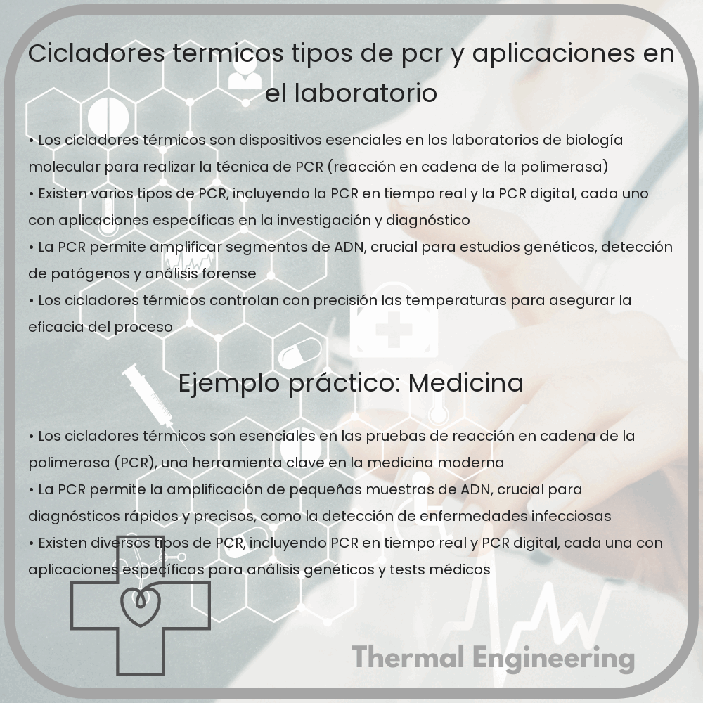 Cicladores Térmicos | Tipos de PCR y Aplicaciones en el Laboratorio