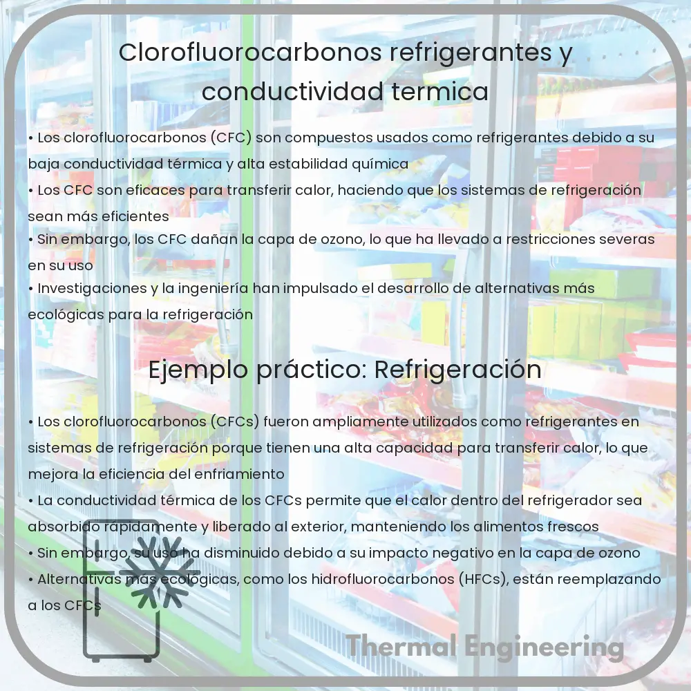 Clorofluorocarbonos | Refrigerantes y Conductividad Térmica