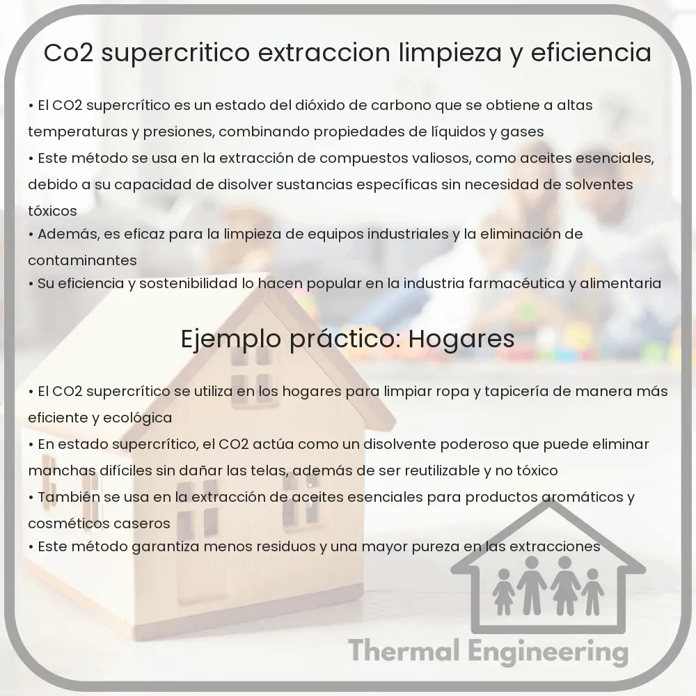 CO2 Supercrítico: Extracción, Limpieza y Eficiencia