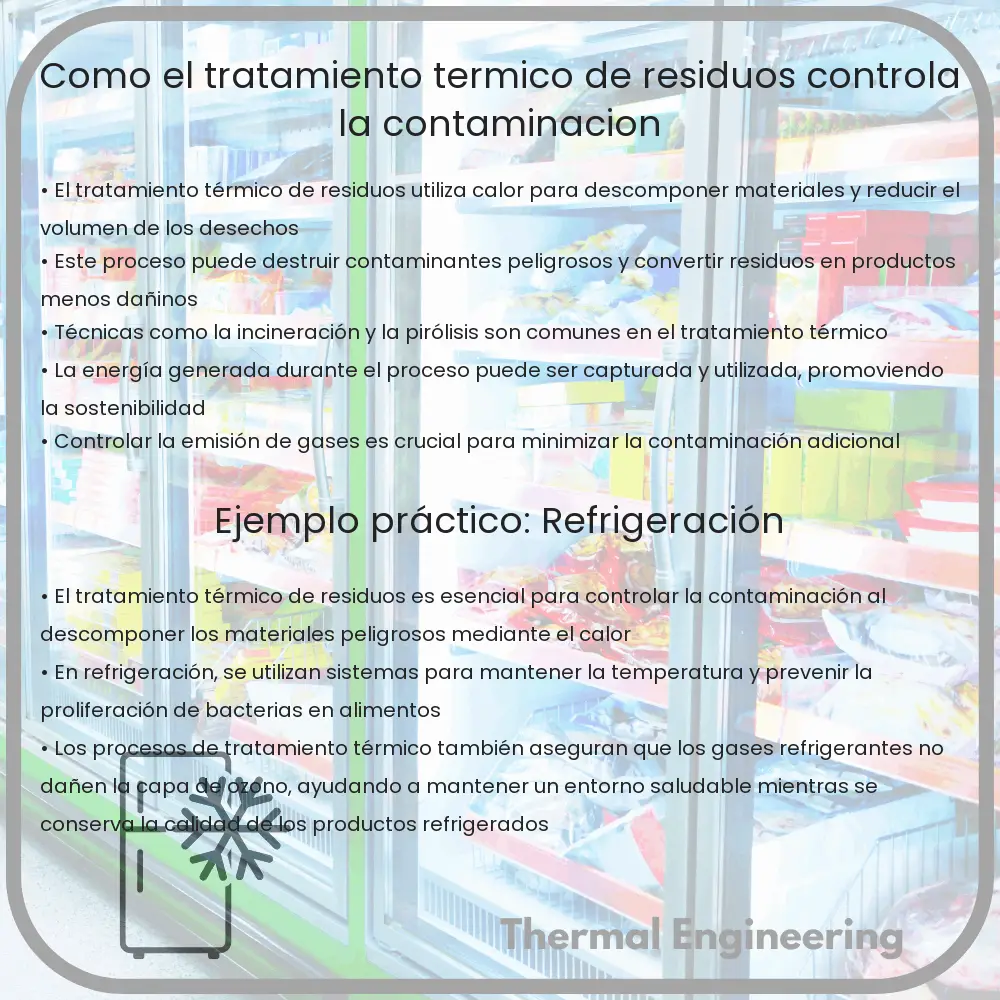 Cómo el tratamiento térmico de residuos controla la contaminación