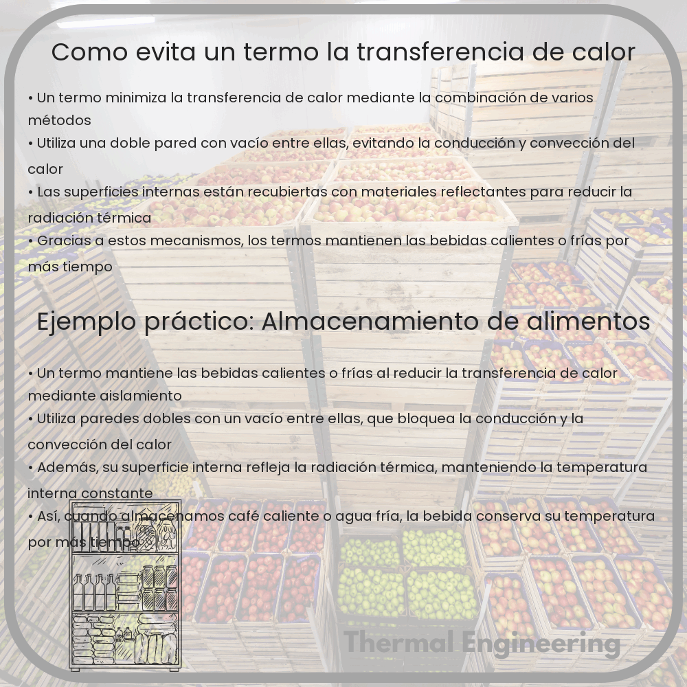 ¿Cómo Evita un Termo la Transferencia de Calor?