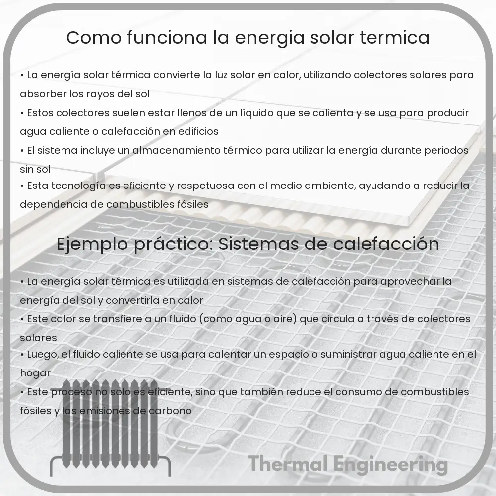 ¿Cómo Funciona la Energía Solar Térmica?