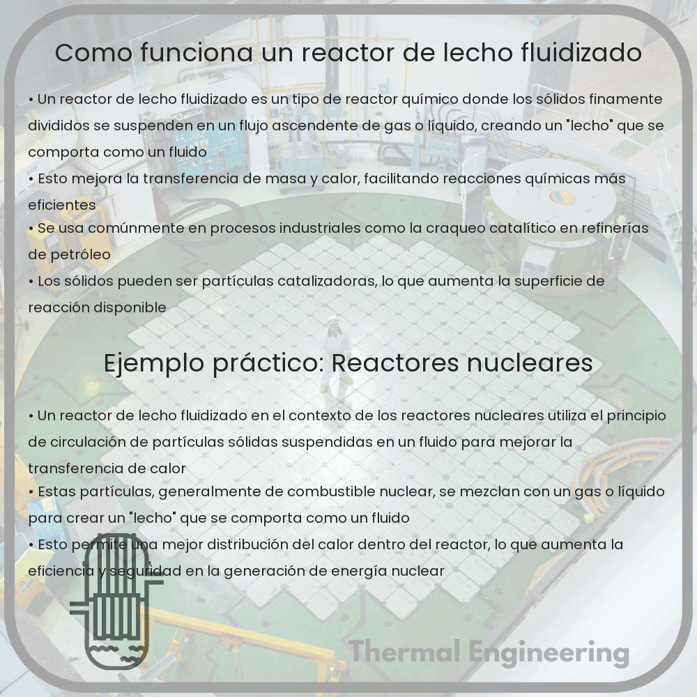 ¿Cómo funciona un reactor de lecho fluidizado?
