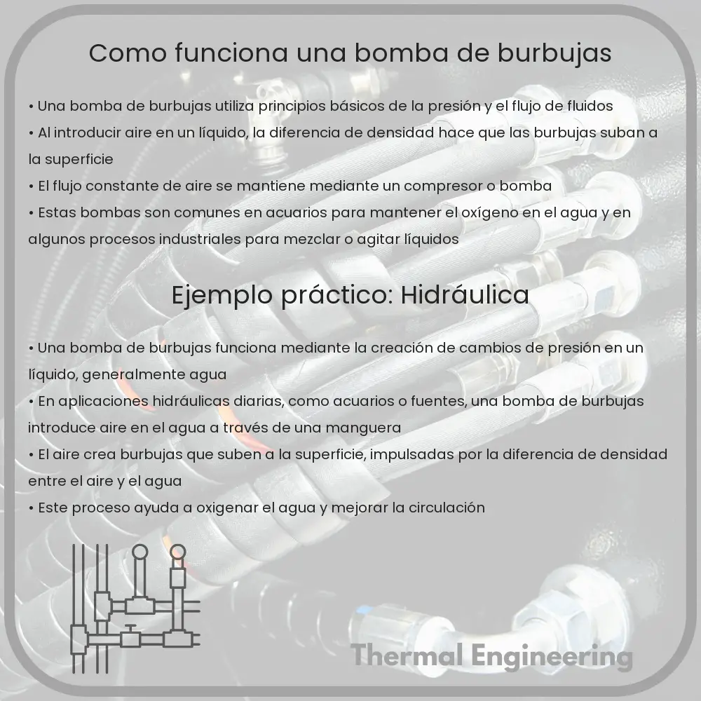 Cómo funciona una bomba de burbujas