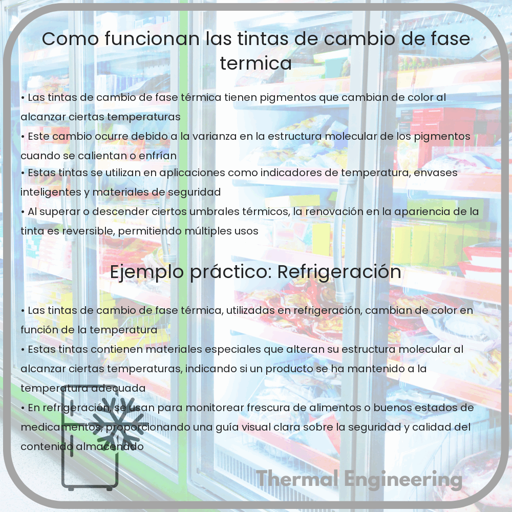 ¿Cómo funcionan las tintas de cambio de fase térmica?