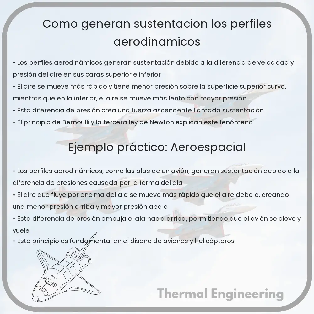 ¿Cómo Generan Sustentación los Perfiles Aerodinámicos?