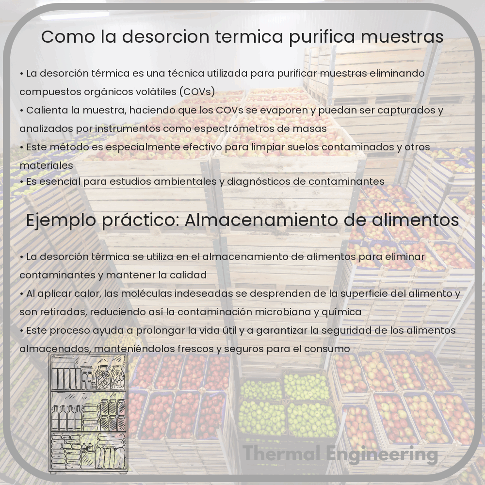 Cómo la desorción térmica purifica muestras