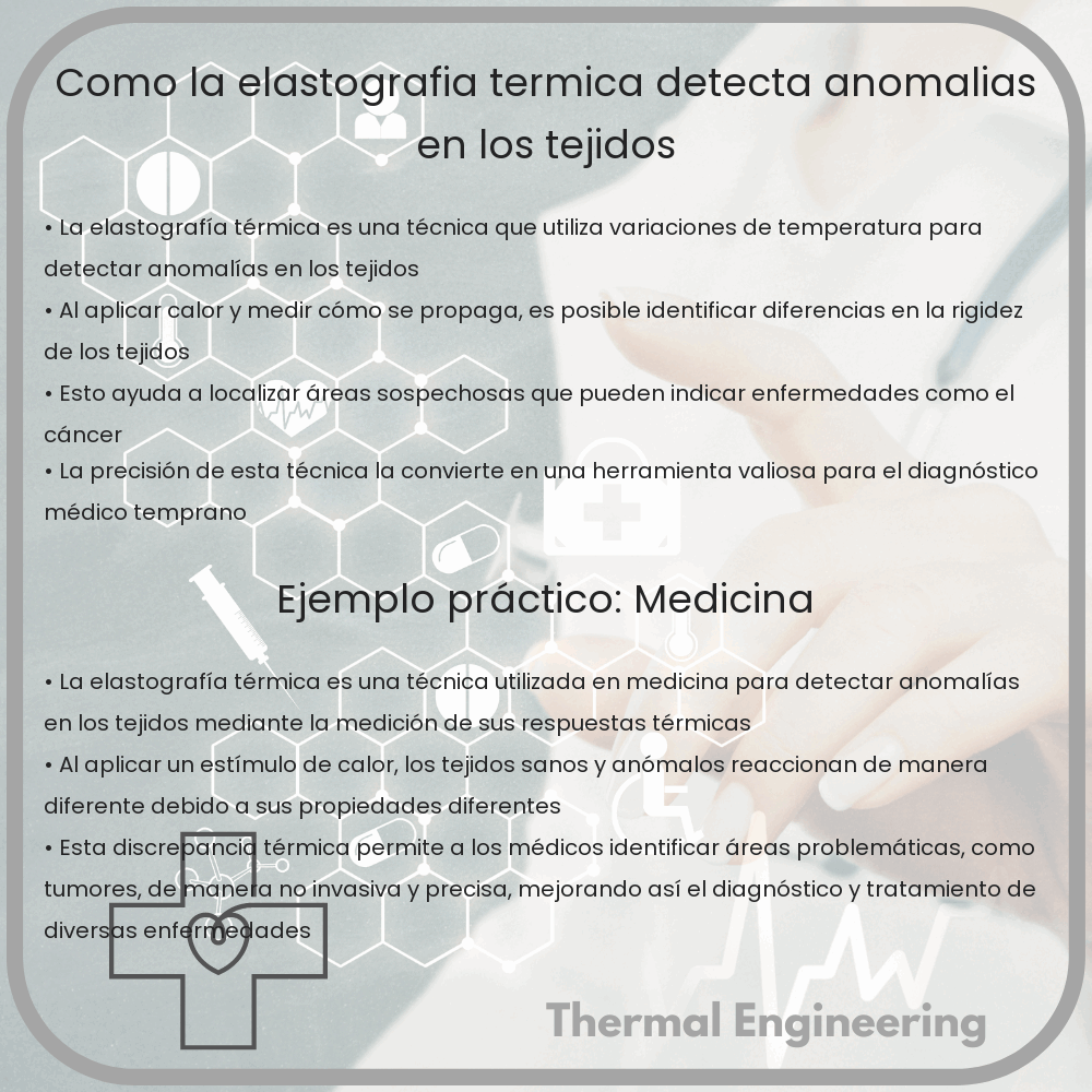 Cómo la elastografía térmica detecta anomalías en los tejidos