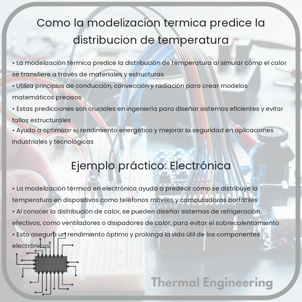 Cómo la modelización térmica predice la distribución de temperatura