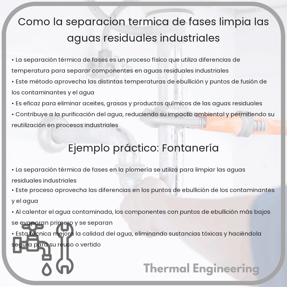 Cómo la separación térmica de fases limpia las aguas residuales industriales