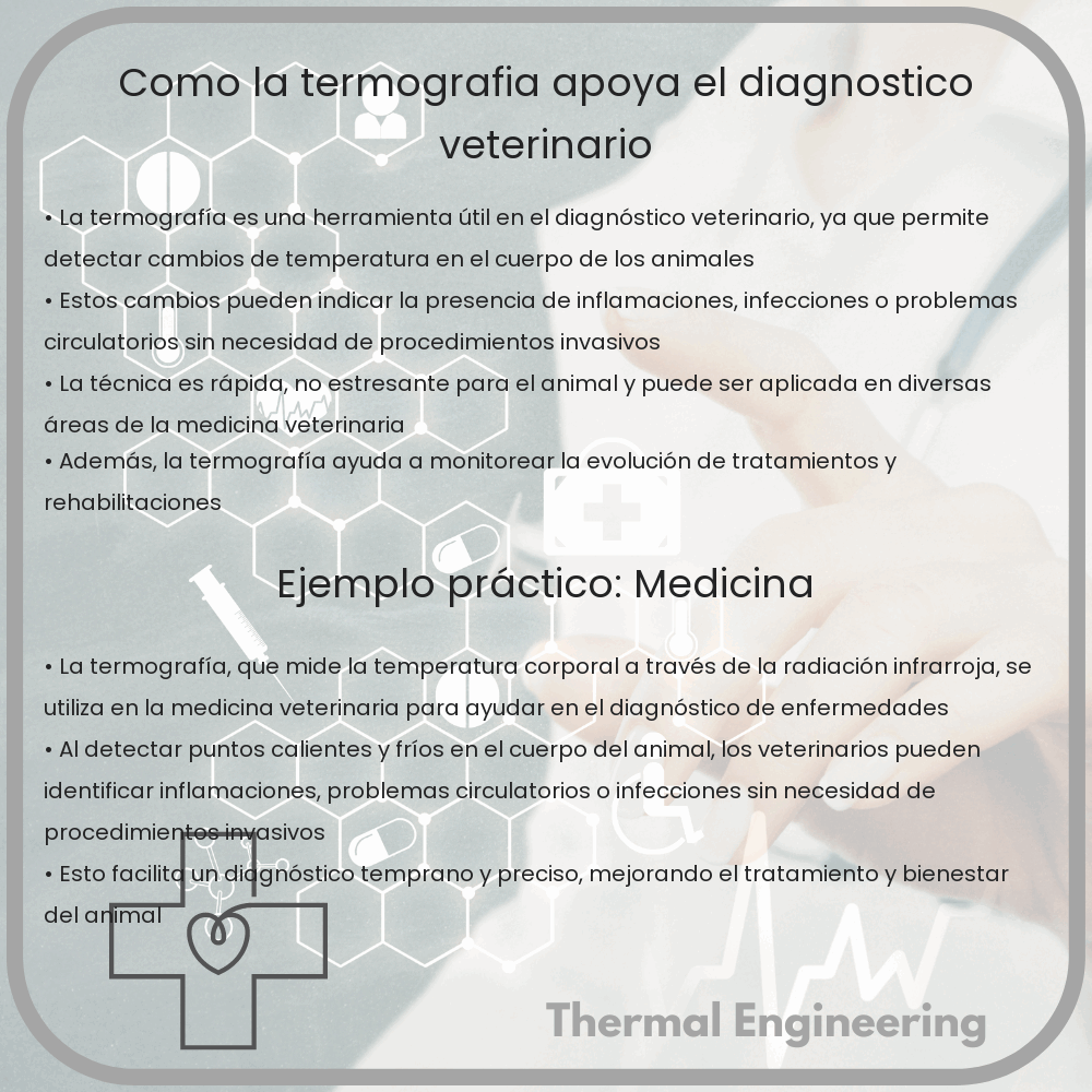 Cómo la termografía apoya el diagnóstico veterinario