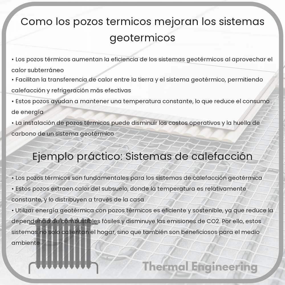 Cómo los pozos térmicos mejoran los sistemas geotérmicos