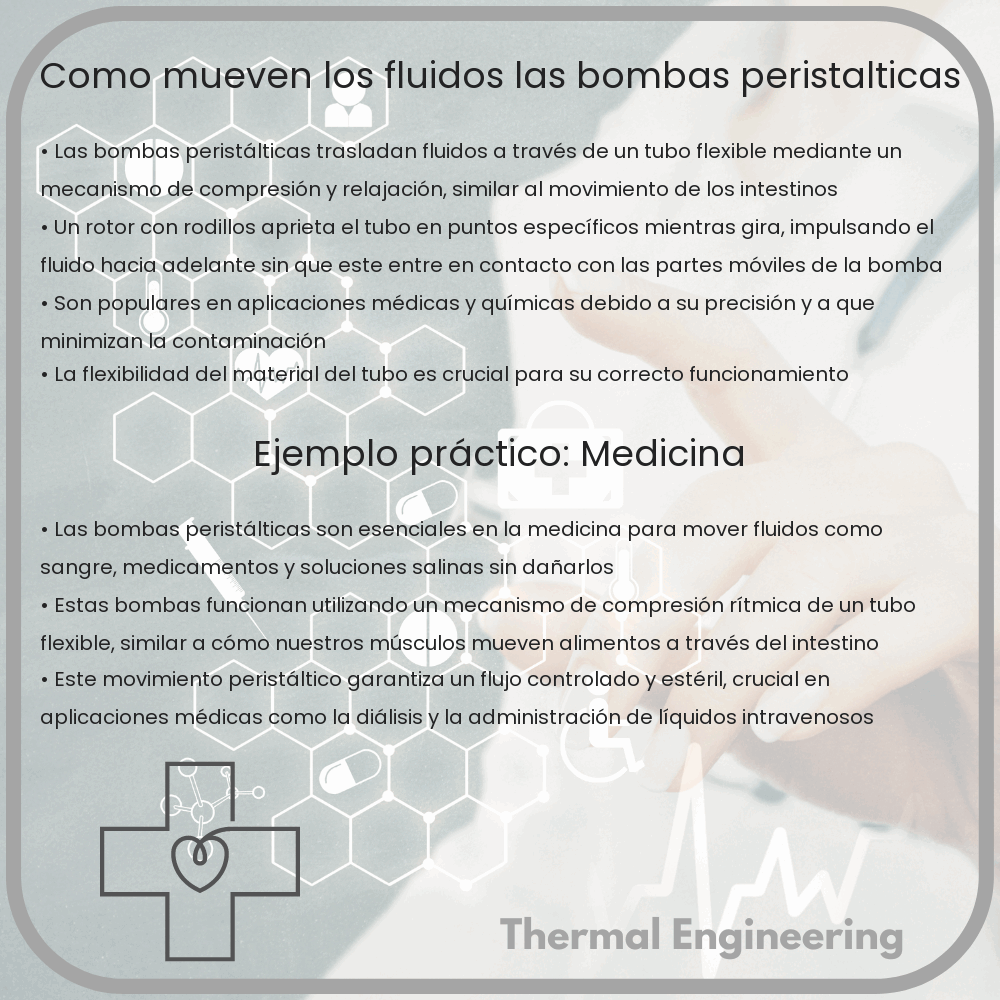 ¿Cómo Mueven los Fluidos las Bombas Peristálticas?