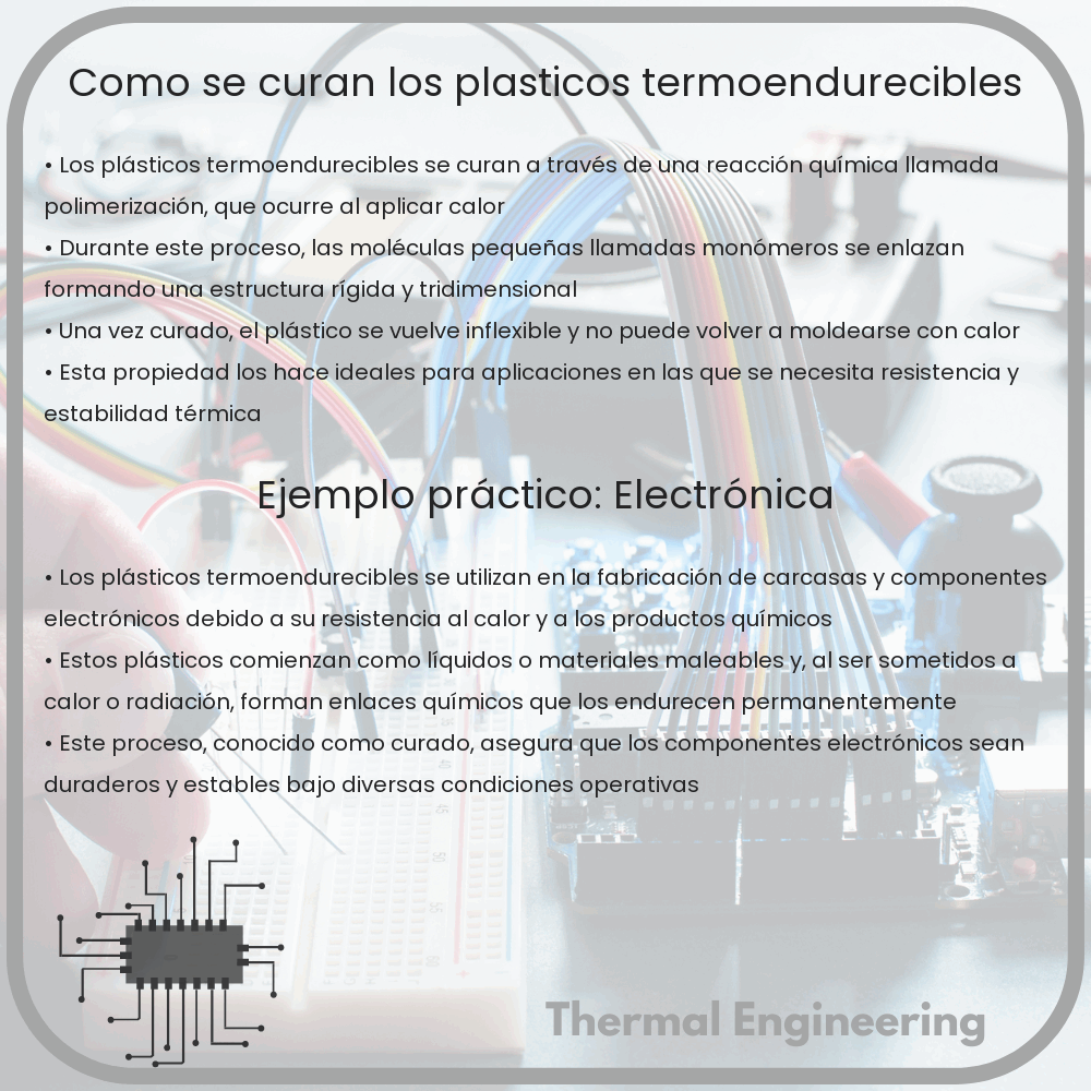 Cómo se curan los plásticos termoendurecibles