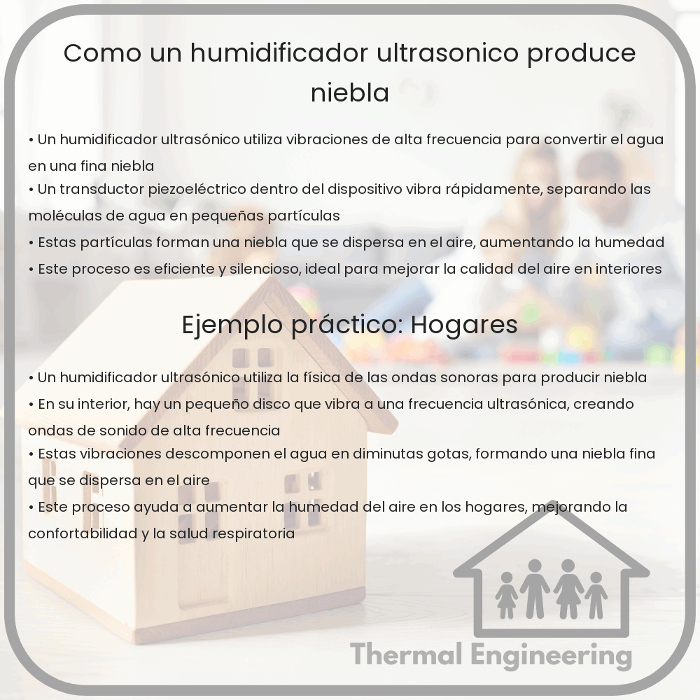 Cómo un humidificador ultrasónico produce niebla