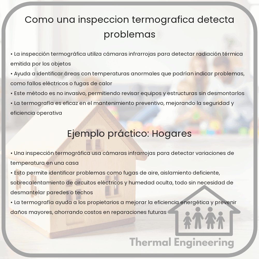 Cómo una inspección termográfica detecta problemas